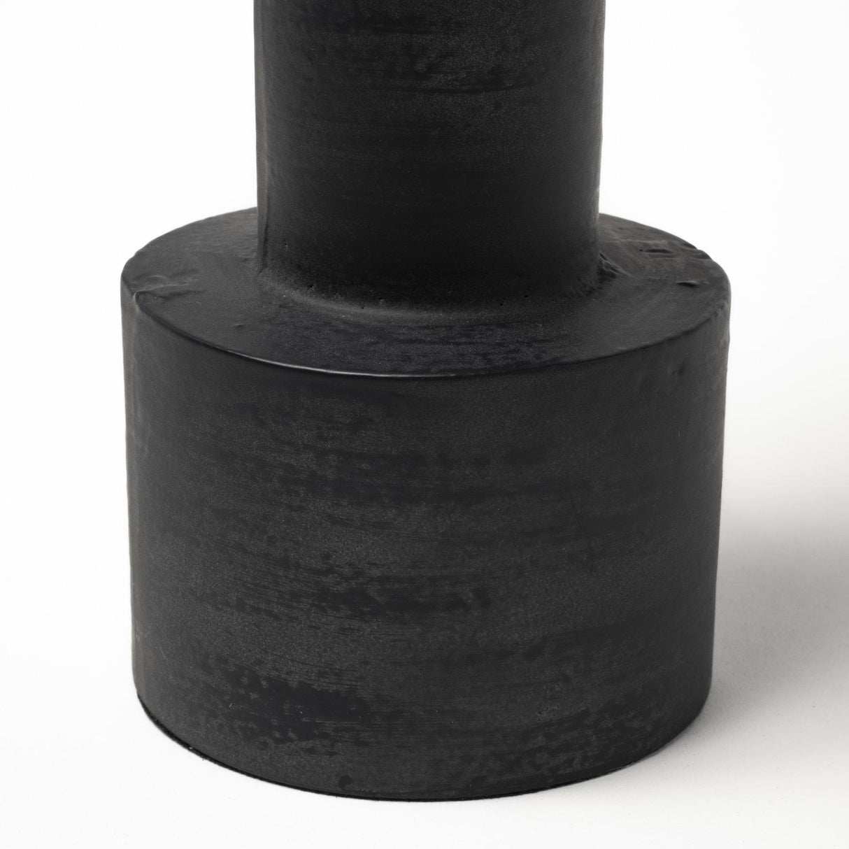 Mercana Bolton I 3.9L x 3.9W x 10.6H Black Metal Table Candle Holders