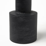Mercana Bolton I 3.9L x 3.9W x 10.6H Black Metal Table Candle Holders
