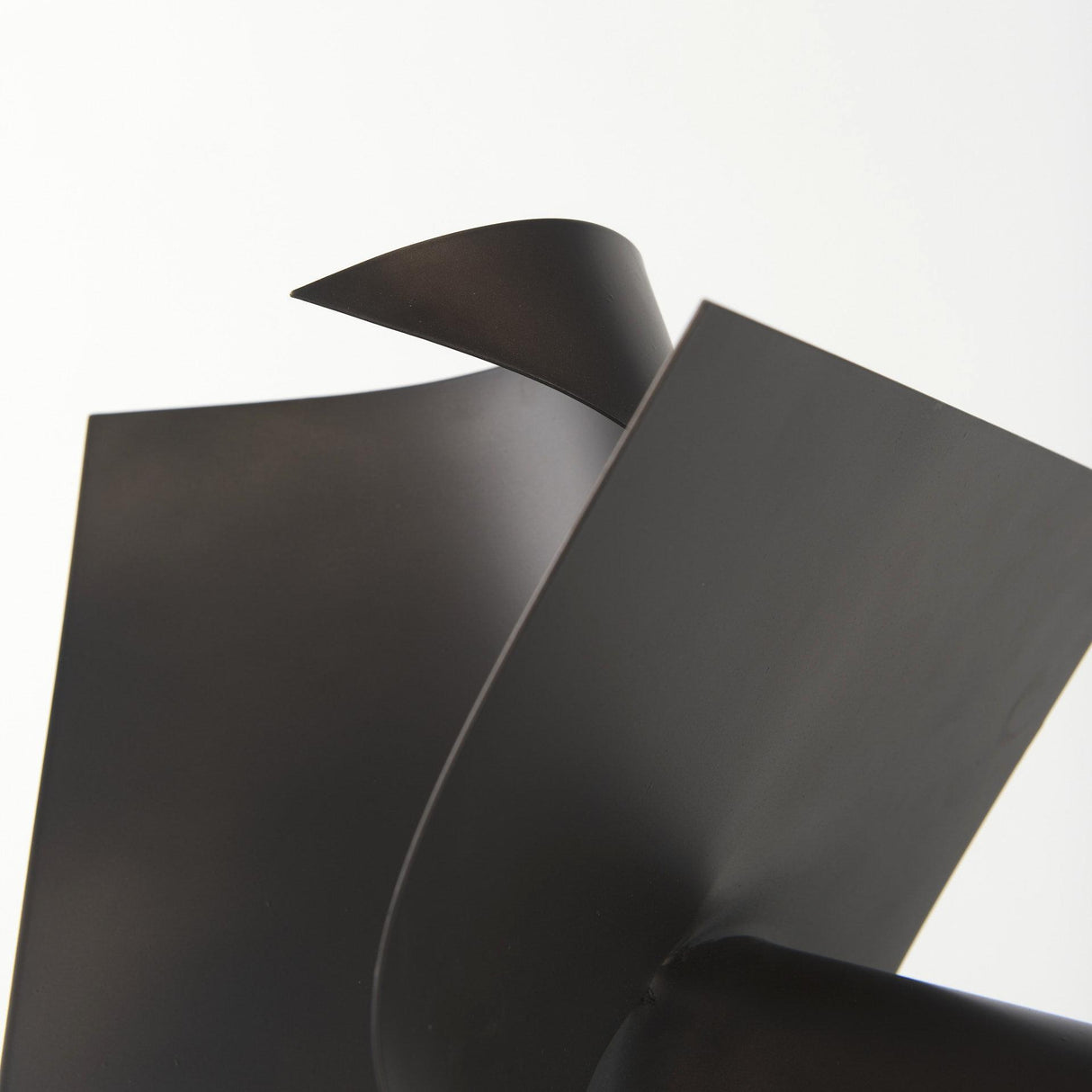 Mercana Francesca 11.8L x 11.8W x 11.8H Black Metal Sculptural Decorative Object