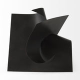 Mercana Francesca 18.1L x 18.1W x 18.1H Black Metal Sculptural Decorative Object