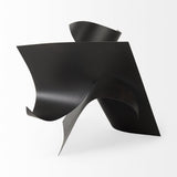 Mercana Francesca 18.1L x 18.1W x 18.1H Black Metal Sculptural Decorative Object