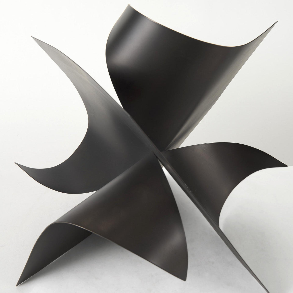 Mercana Francesca 18.1L x 18.1W x 18.1H Black Metal Sculptural Decorative Object