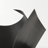Mercana Francesca 18.1L x 18.1W x 18.1H Black Metal Sculptural Decorative Object