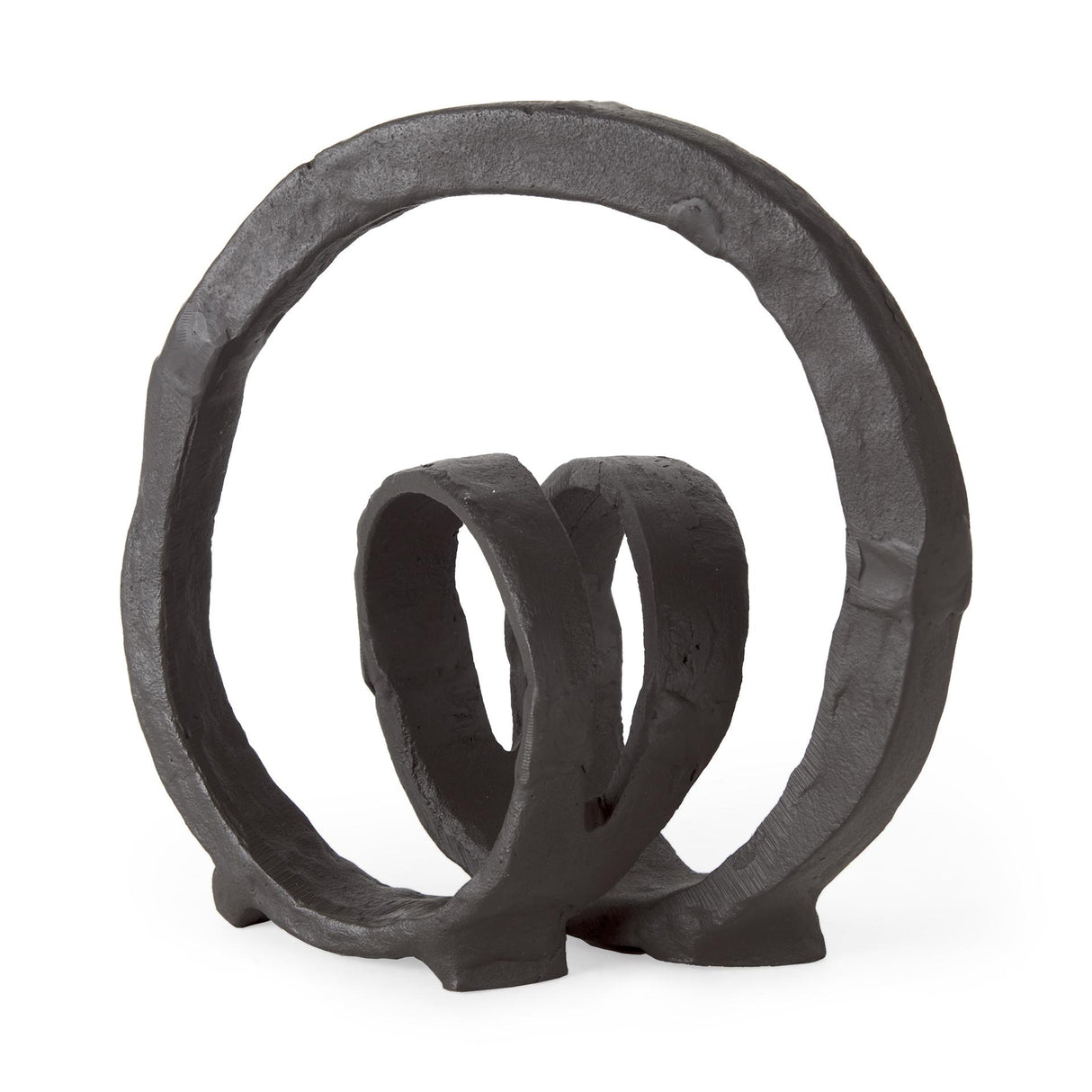 Mercana Stanislaw II Black Metal Infinite Ribbon Sculpture