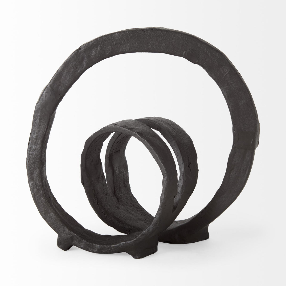Mercana Stanislaw II Black Metal Infinite Ribbon Sculpture
