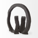 Mercana Stanislaw II Black Metal Infinite Ribbon Sculpture