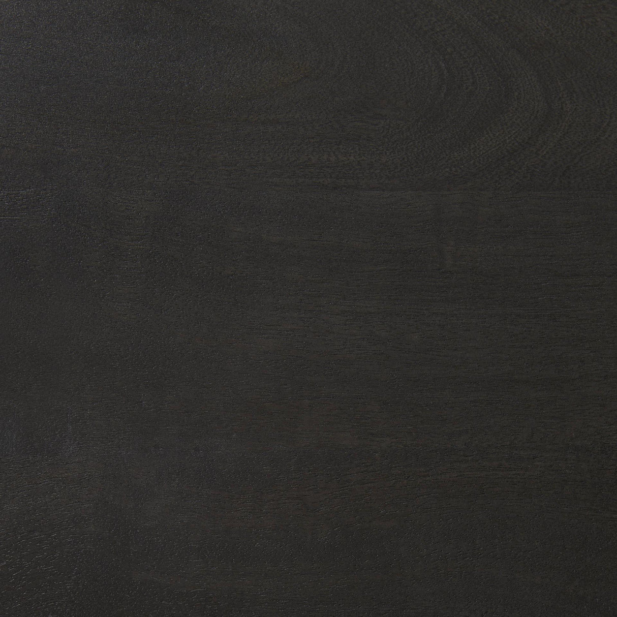 Mercana Kiran 17L x 17W x 30H Black Wood W/ Black Metal Base C-Shape Bar Stool