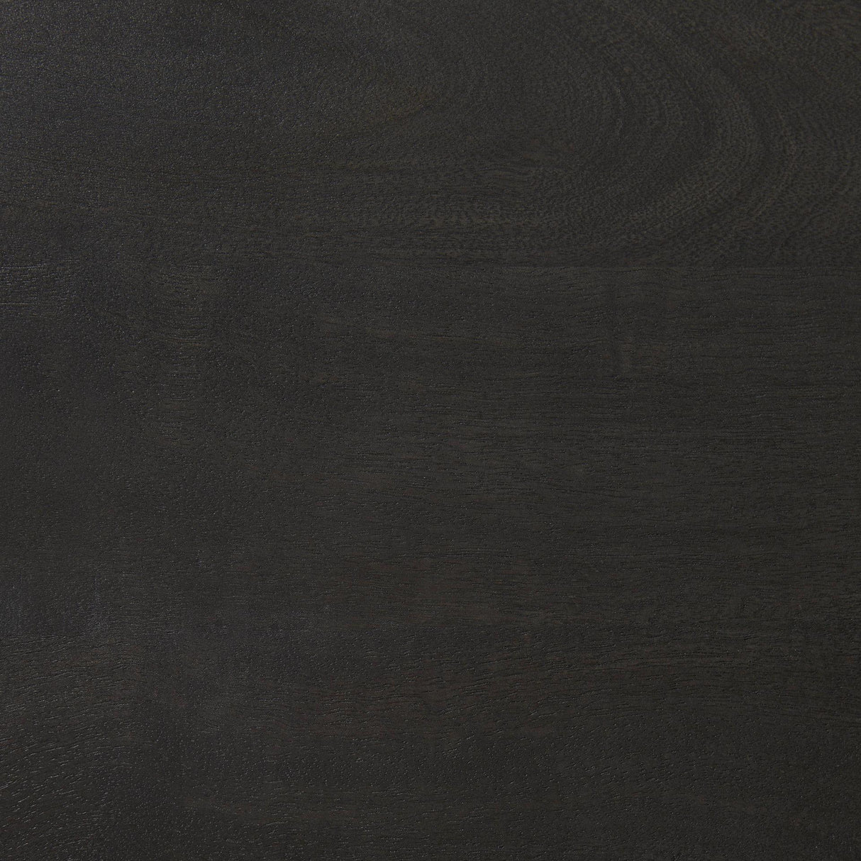 Mercana Kiran 17L x 17W x 26H Black Wood W/ Black Metal Base C-Shape Counter Stool