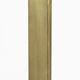 Mercana Faye 50L x 15W x 30H Beige Finished Wood W/Gold Metal Base Console Table