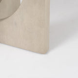 Mercana Liesl 54.L x 54.0W x 30.0H Barely Gray Finished Wood W/ Circular Top Dining Table