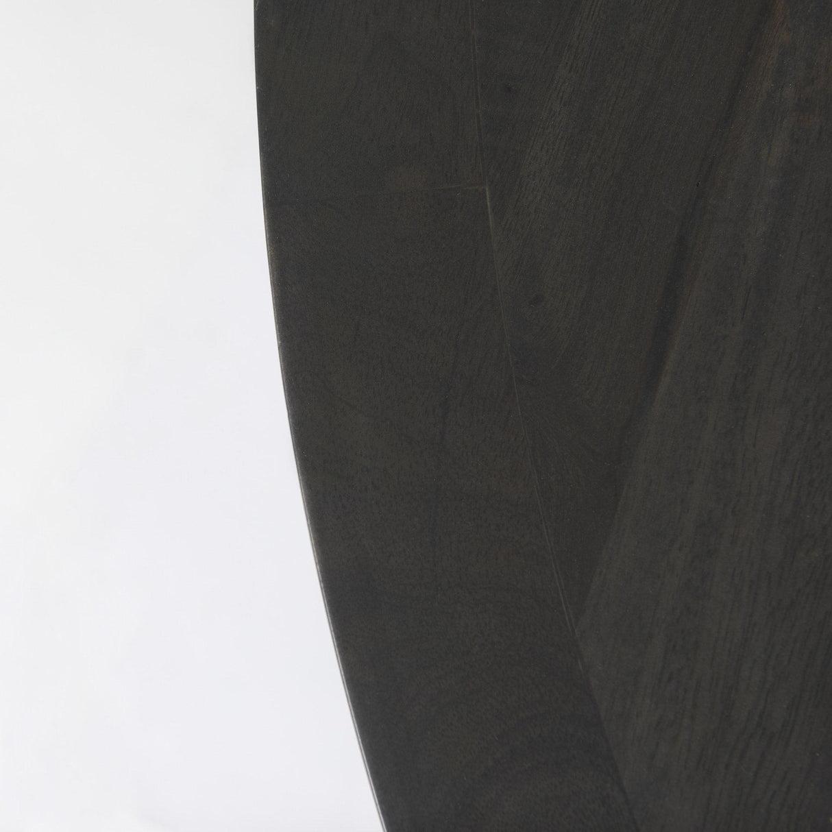 Mercana Liesl 54.L x 54.0W x 30.0H Black Wood W/ Circular Top Dining Table