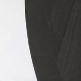 Mercana Liesl 54.L x 54.0W x 30.0H Black Wood W/ Circular Top Dining Table