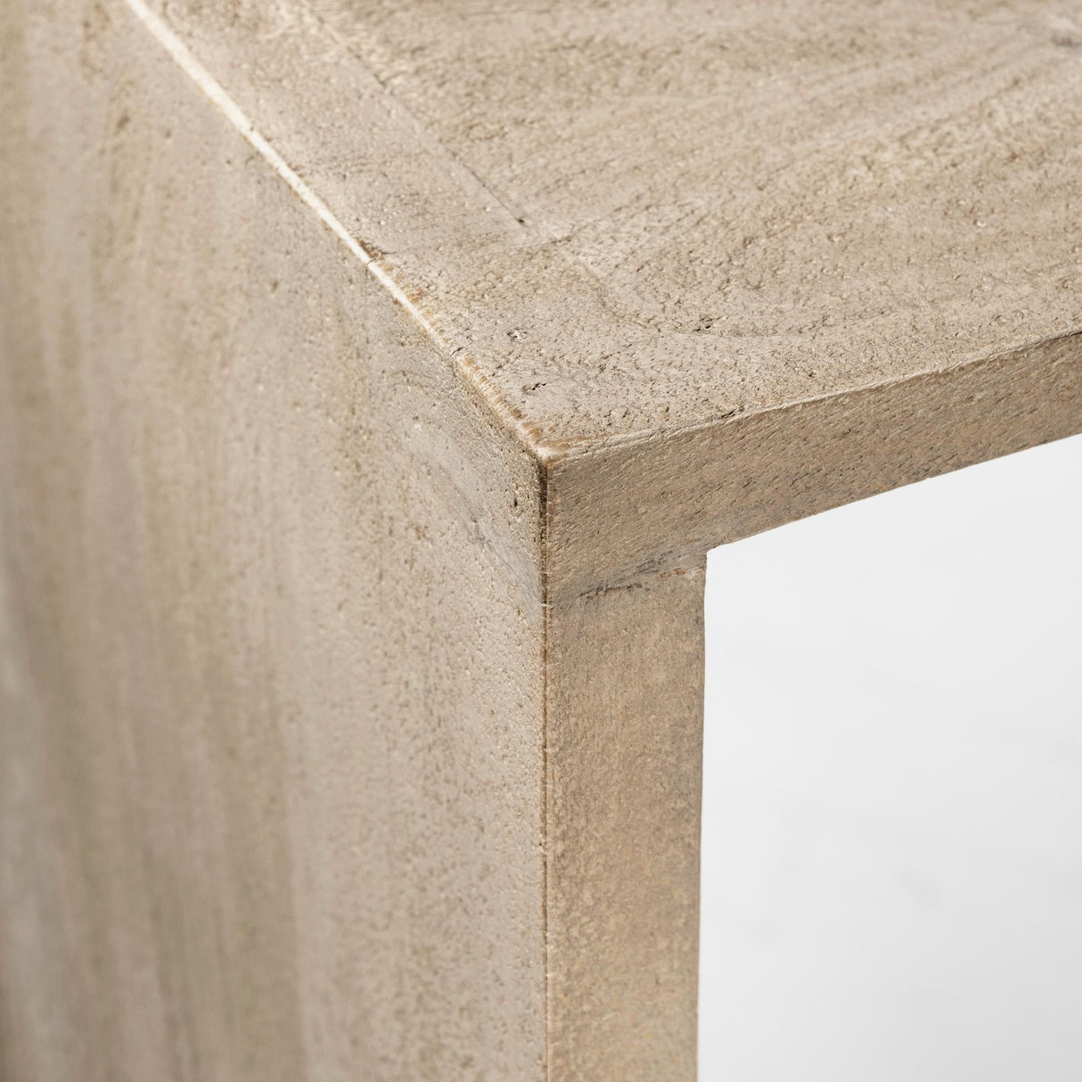 Mercana Aida 30" Seat Height Light Gray Wood Bar Stool