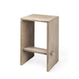 Mercana Aida 26" Seat Height Light Gray Wood Counter Stool