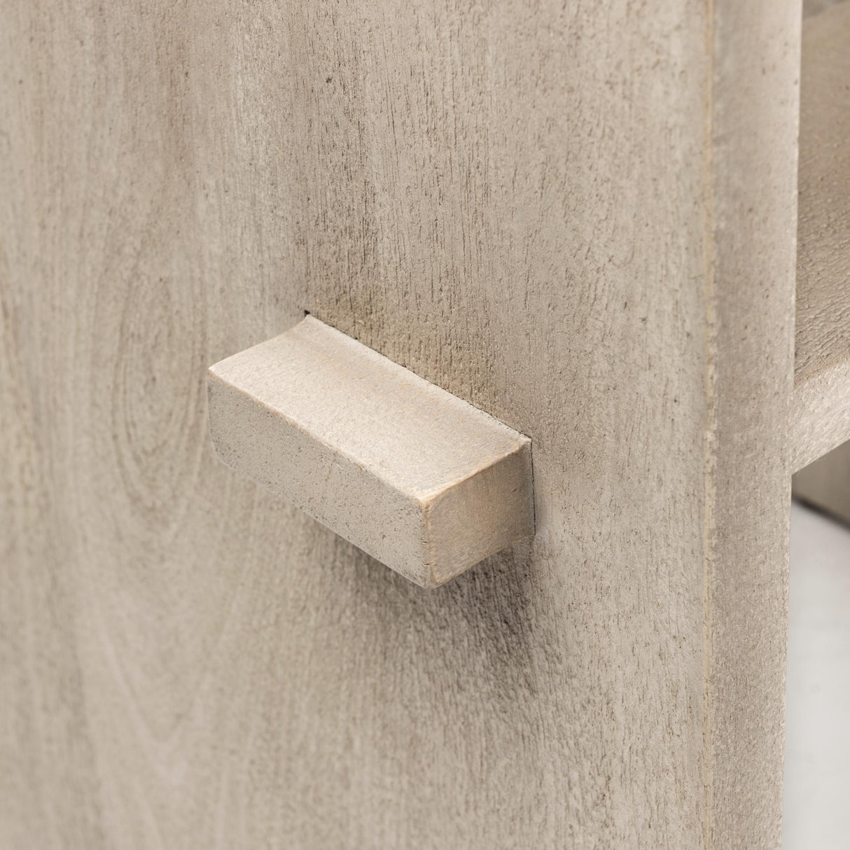 Mercana Aida 26" Seat Height Light Gray Wood Counter Stool