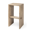 Mercana Aida 30" Seat Height Light Brown Wood Bar Stool