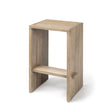Mercana Aida 26" Seat Height Light Brown Wood Counter Stool