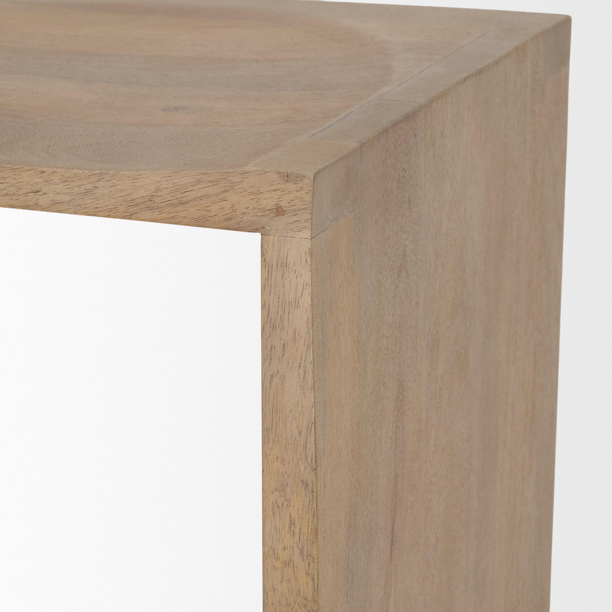 Mercana Aida 26" Seat Height Light Brown Wood Counter Stool