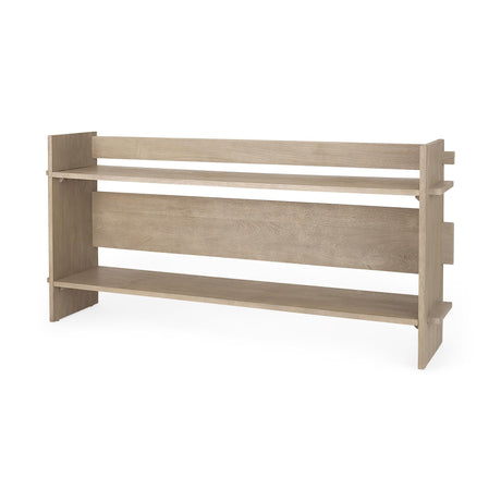 Mercana Aida Light Gray Wood Console Table