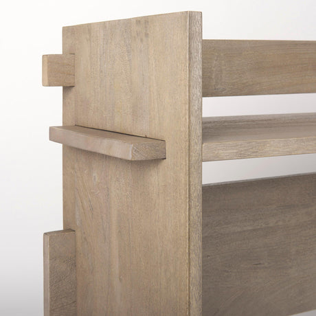 Mercana Aida Light Gray Wood Console Table