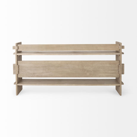 Mercana Aida Light Gray Wood Console Table