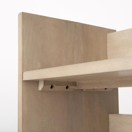 Mercana Aida Light Brown Wood Console Table