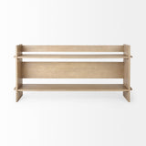 Mercana Aida Light Brown Wood Console Table