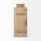 Mercana Aida Light Brown Wood Console Table