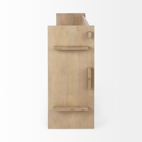 Mercana Aida Light Brown Wood Console Table