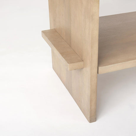Mercana Aida Light Brown Wood Console Table