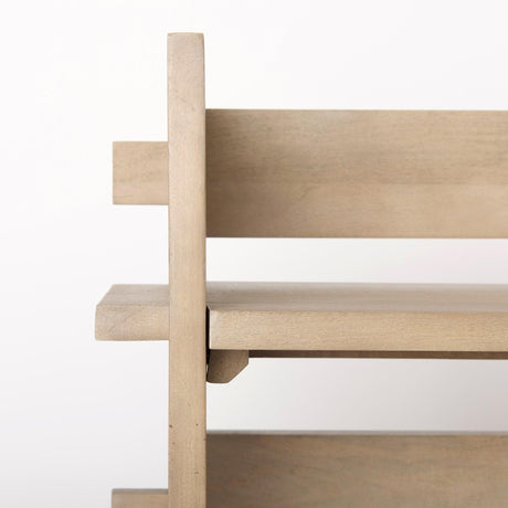 Mercana Aida Light Brown Wood Console Table