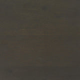 Mercana Arelius 36L x 18W x 63H Black-Brown Wood W/ Black Metal Base Display Cabinet