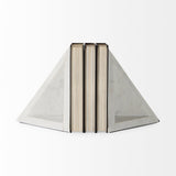 Mercana Sophia 8.0"L x 6.0"W x 7.0"H Marble Set Of Two Bookends