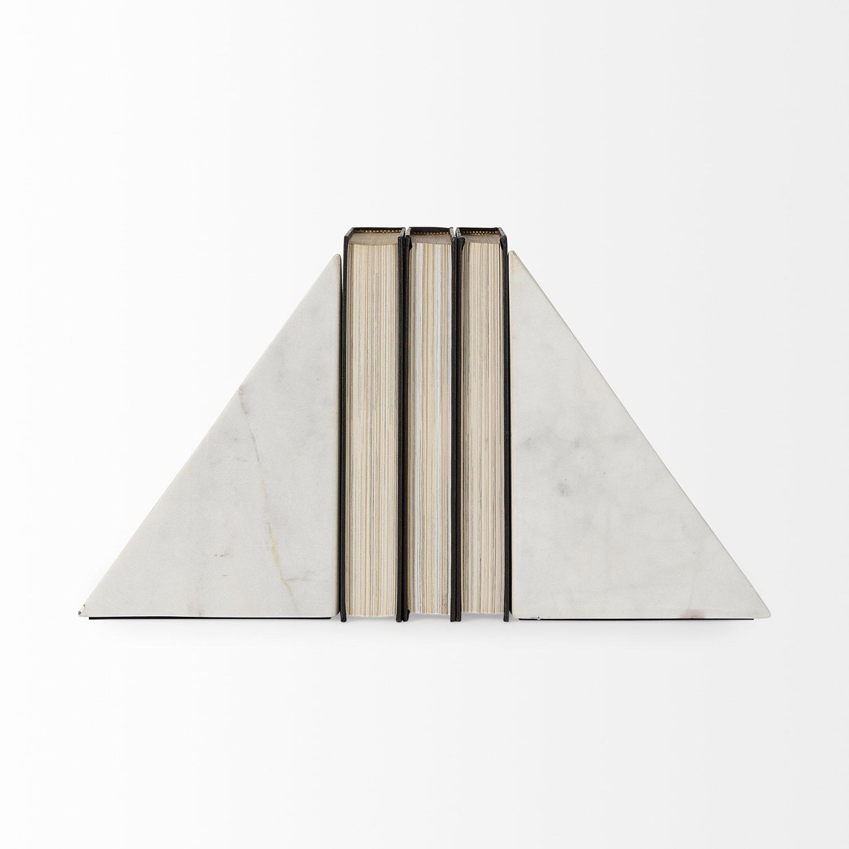Mercana Sophia 8.0"L x 6.0"W x 7.0"H Marble Set Of Two Bookends