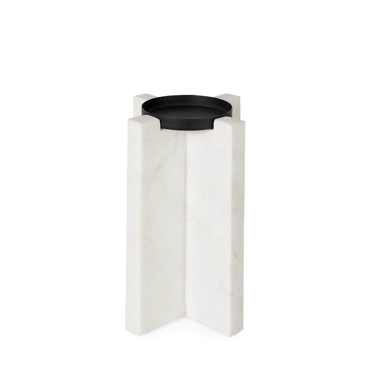 Mercana Sophia 5.5"L x 3.5"W x 8.0"H. Marble Candle Holder Medium