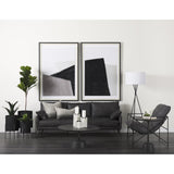 Mercana Sophia 5.5 L x 5.5 W x 8.5 H White Marble Decor Stand