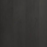 Mercana Divina Black-Brown Wood w/ White Marble Top and Black Metal Base 1 Drawer Side Table