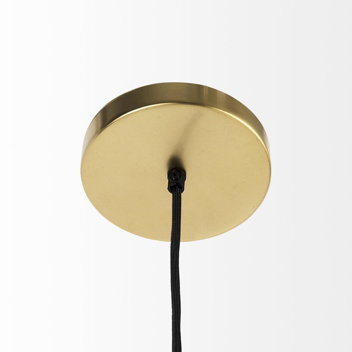 Mercana Halycon 16.0L x 16.0W x 20.0H Gold Mesh and Iron Pendant Light