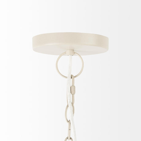 Mercana Marimba 40 L x 40 W x 24 H Natural Cane 6 Tier Chandelier