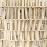 Mercana Marimba 40 L x 40 W x 24 H Natural Cane 6 Tier Chandelier