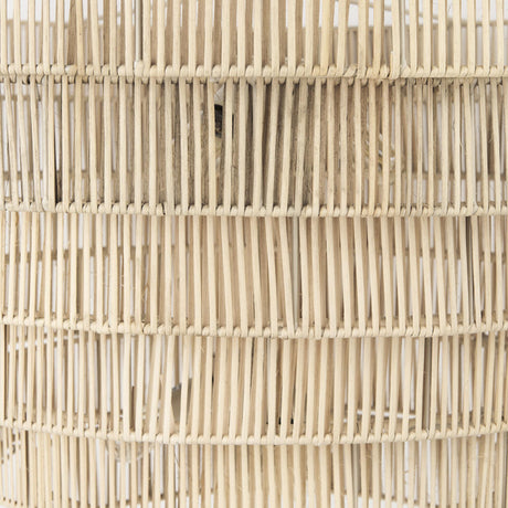 Mercana Marimba 40 L x 40 W x 24 H Natural Cane 6 Tier Chandelier