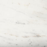 Mercana Lorlei Marble Top w/ Gray Iron Base Console Table
