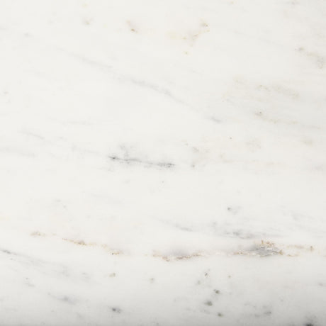 Mercana Lorlei Marble Top w/ Gray Iron Base Console Table