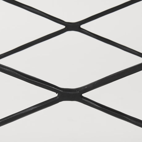 Mercana Lorlei Marble Top w/ Gray Iron Base Console Table