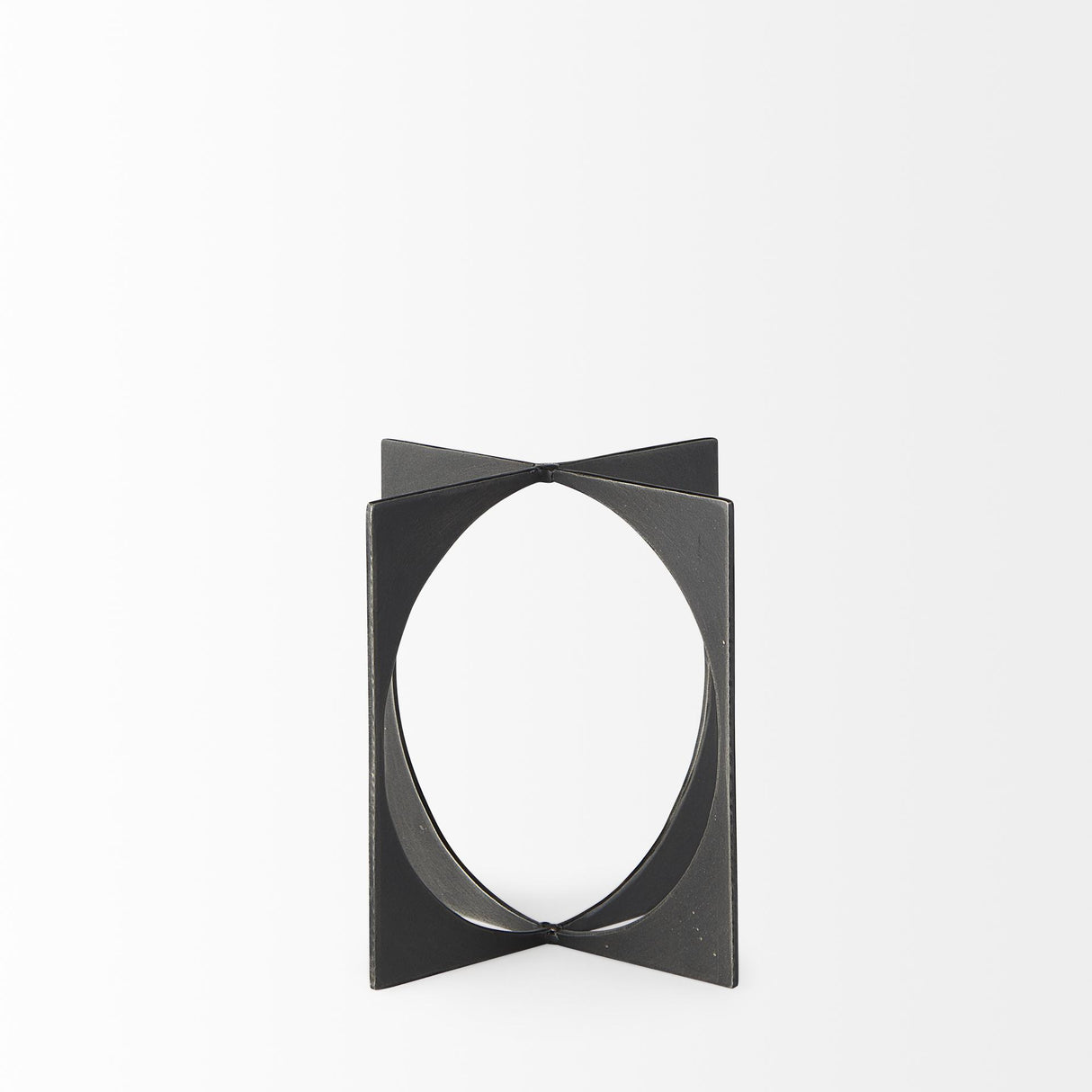 Mercana Lima Gunmetal Gray Metal Small Decorative Object