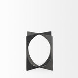 Mercana Lima Gunmetal Gray Metal Small Decorative Object