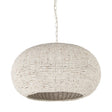 Mercana Theta 30.0 L x 30.0 W x 15.0 H White-Washed Beaded Chandelier
