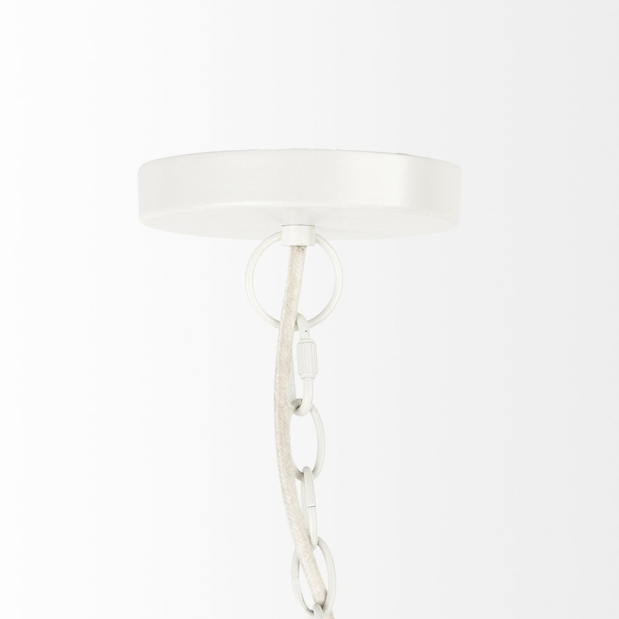 Mercana Theta 30.0 L x 30.0 W x 15.0 H White-Washed Beaded Chandelier