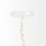 Mercana Theta 30.0 L x 30.0 W x 15.0 H White-Washed Beaded Chandelier