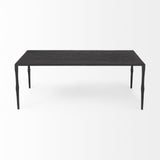 Mercana Timothy 42.0 X 22.0 X 15.5 Ebony Black Iron Coffee Table